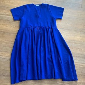 Henrik Vibskov Loose Fit Blue Dress Sz M /L